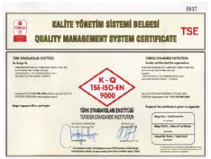 ISO 9000 Sertifikası